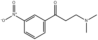 1-Propanone, 3-(dimethylamino)-1-(3-nitrophenyl)- Struktur