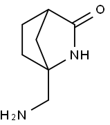 1-(AMINOMETHYL)-2-AZABICYCLO[2.2.1]HEPTAN-3-ONE, 2138057-01-7, 结构式