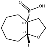 RAC-(3AR,8AR)-OCTAHYDRO-2H-CYCLOHEPTA[B]FURAN-3A-CARBOXYLIC ACID, 2138361-04-1, 结构式