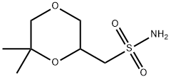 (6,6-dimethyl-1,4-dioxan-2-yl)methanesulfonamide,2138548-65-7,结构式