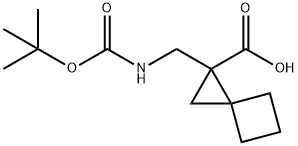 1-({[(TERT-BUTOXY)CARBONYL]AMINO}METHYL)SPIRO[2.3]HEXANE-1-CARBOXYLIC ACID, 2138565-56-5, 结构式
