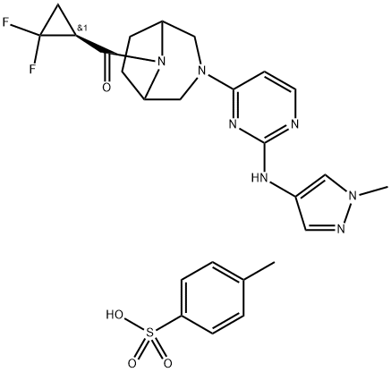 PF-06700841-TsOH Struktur