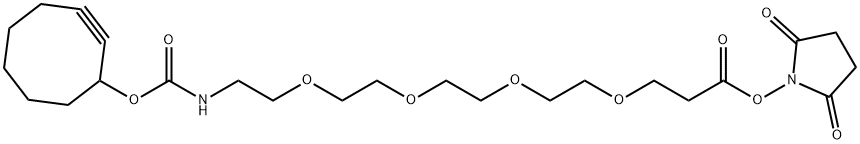 SCO-PEG4-NHS Structure