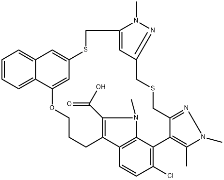 AZD-5991 S-enantiomer Struktur