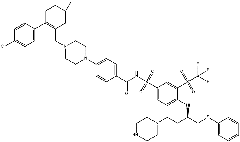 ABT-263-piperazine, 2143096-93-7, 结构式