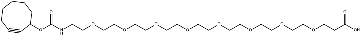 SCO-PEG8-COOH Structure