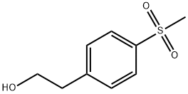Benzeneethanol, 4-(methylsulfonyl)- Structure