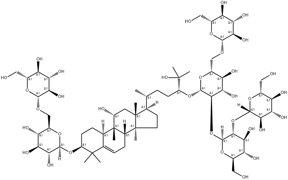 モグロシドVIB 化学構造式