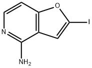 Furo[3,2-c]pyridin-4-amine, 2-iodo- Structure