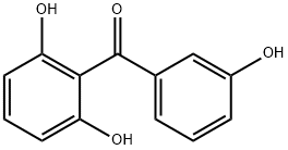 (2,6-Dihydroxyphenyl)(3-hydroxyphenyl)methanone 化学構造式