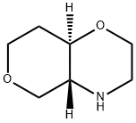 2H,5H-Pyrano[4,3-b]-1,4-oxazine,hexahydro-,(4aR,8aR)- Structure