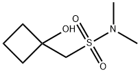 1-(1-hydroxycyclobutyl)-N,N-dimethylmethanesulfonamide Struktur