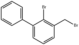 1,1'-Biphenyl, 2-bromo-3-(bromomethyl)- 化学構造式