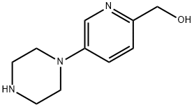 2-Pyridinemethanol, 5-(1-piperazinyl)- 结构式