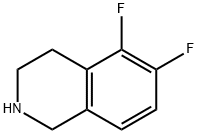 5,6-二氟-1,2,3,4-四氢异喹啉, 215788-57-1, 结构式