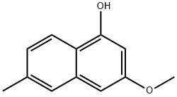 1-Naphthalenol, 3-methoxy-6-methyl- Structure