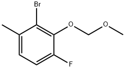 2-Bromo-4-fluoro-3-(methoxymethoxy)-1-methylbenzene Structure