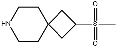 2-(methylsulfonyl)-7-Azaspiro[3.5]nonane 结构式
