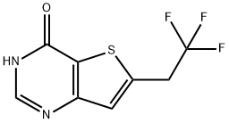 6-(2,2,2-Trifluoroethyl)thieno[3,2-d]pyrimidin-4(3H)-one Structure