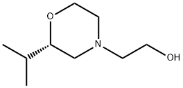 4-Morpholineethanol,2-(1-methylethyl)-,(2S)- Structure