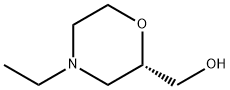 2-Morpholinemethanol, 4-ethyl-, (2S)- Structure
