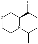 Ethanone, 1-[(3S)-4-(1-methylethyl)-3-morpholinyl]- Struktur