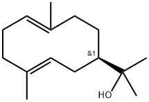 (S,3E,7E)-α,α,4,8-Tetramethyl-3,7-cyclodecadiene-1-methanol 结构式