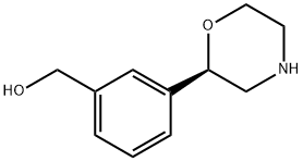 Benzenemethanol, 3-(2R)-2-morpholinyl,2165832-43-7,结构式