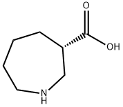 1H-Azepine-3-carboxylic acid, hexahydro-, (3S)- Structure
