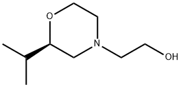 4-Morpholineethanol,2-(1-methylethyl)-,(2R)- 结构式