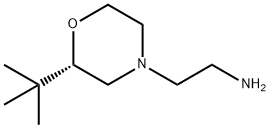 4-Morpholineethanamine, 2-(1,1-dimethylethyl)-, (2S)- 结构式