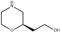 2-Morpholineethanol, (2R)- Structure