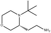 3-Morpholineethanamine, 4-(1,1-dimethylethyl)-,(3R)-|