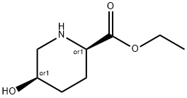 2-Piperidinecarboxylic acid, 5-hydroxy-, ethyl ester, (2R,5R)-rel- Structure
