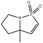 3a-methyl-3aH,4H,5H,6H-1lambda6-pyrrolo[1,2-b][1,2]thiazole-1,1-dione Struktur