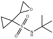 N-tert-butyl-1-(oxiran-2-yl)cyclopropane-1-sulfonamide 结构式
