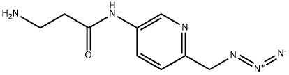 PICOLYL-AZIDE-NH2, 2168629-06-7, 结构式