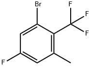 Benzene, 1-bromo-5-fluoro-3-methyl-2-(trifluoromethyl)- Structure