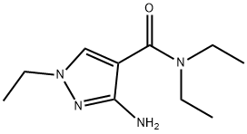 3-amino-N,N,1-triethyl-1H-pyrazole-4-carboxamide,2171313-57-6,结构式