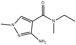 3-amino-N-ethyl-N,1-dimethyl-1H-pyrazole-4-carboxamide Structure