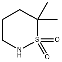6,6-dimethyl-1lambda6,2-thiazinane-1,1-dione 结构式