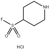 4-Piperidinesulfonyl fluoride, hydrochloride (1:1) Structure