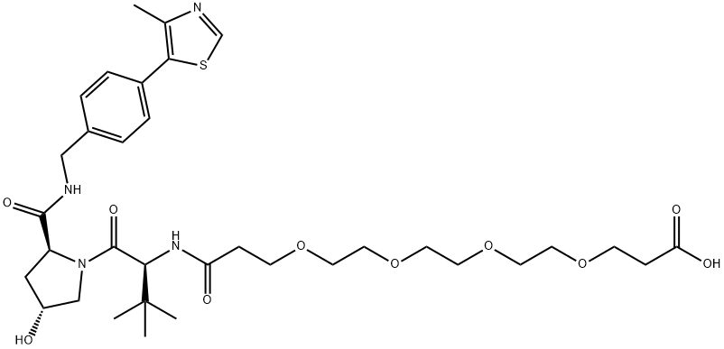 (S,R.S)-AHPC-PEG4-acid Structure