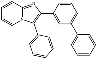 Imidazo[1,2-a]pyridine, 2-[1,1'-biphenyl]-3-yl-3-phenyl- 结构式