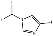 1H-Imidazole, 1-(difluoromethyl)-4-iodo- Structure