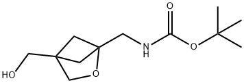 Carbamic acid, N-[[4-(hydroxymethyl)-2-oxabicyclo[2.1.1]hex-1-yl]methyl]-, 1,1-dimethylethyl ester, 2174007-89-5, 结构式