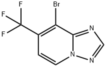 [1,2,4]Triazolo[1,5-a]pyridine, 8-bromo-7-(trifluoromethyl)- 结构式