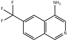6-(三氟甲基)异喹啉-4-胺 结构式