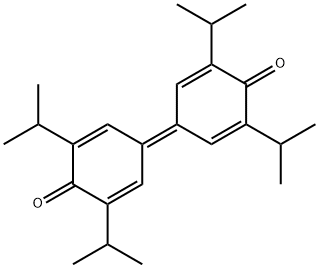 3,3',5,5'-Tetraisopropyldiphenoquinone 结构式