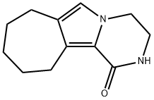 4,7-diazatricyclo[7.5.0.02,]tetradeca-1,8-dien-3-one Struktur